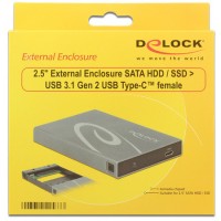 Obudowa HDD Zewnętrzna Sata Delock 2.5" USB Type-C 3.1