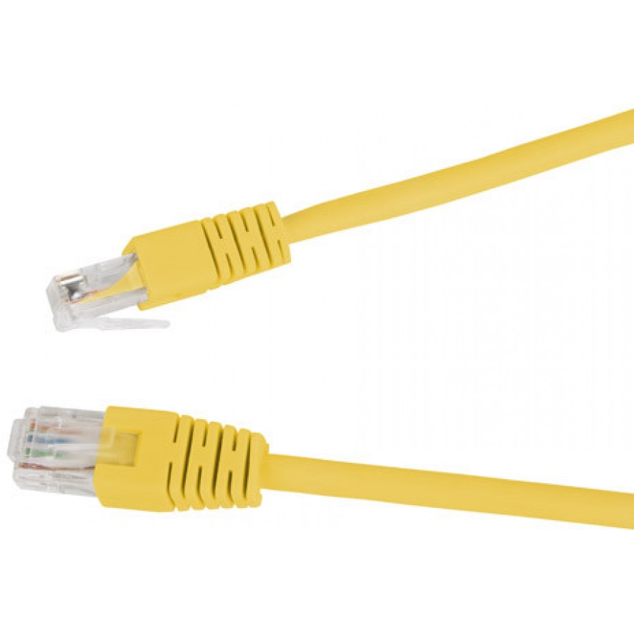 Patchcord Kat.6 UTP 0.5m Yellow Gembird