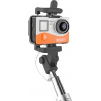 Selfie Stick Monopod Przewodowy Extreme Media SF-20W Czarny