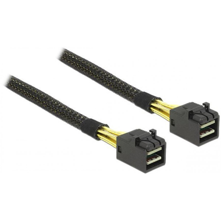 Kabel Mini Sas Hd X 4 Sff-8643 -> Mini Sas Hd X 4 Sff-8643 0,5m Delock