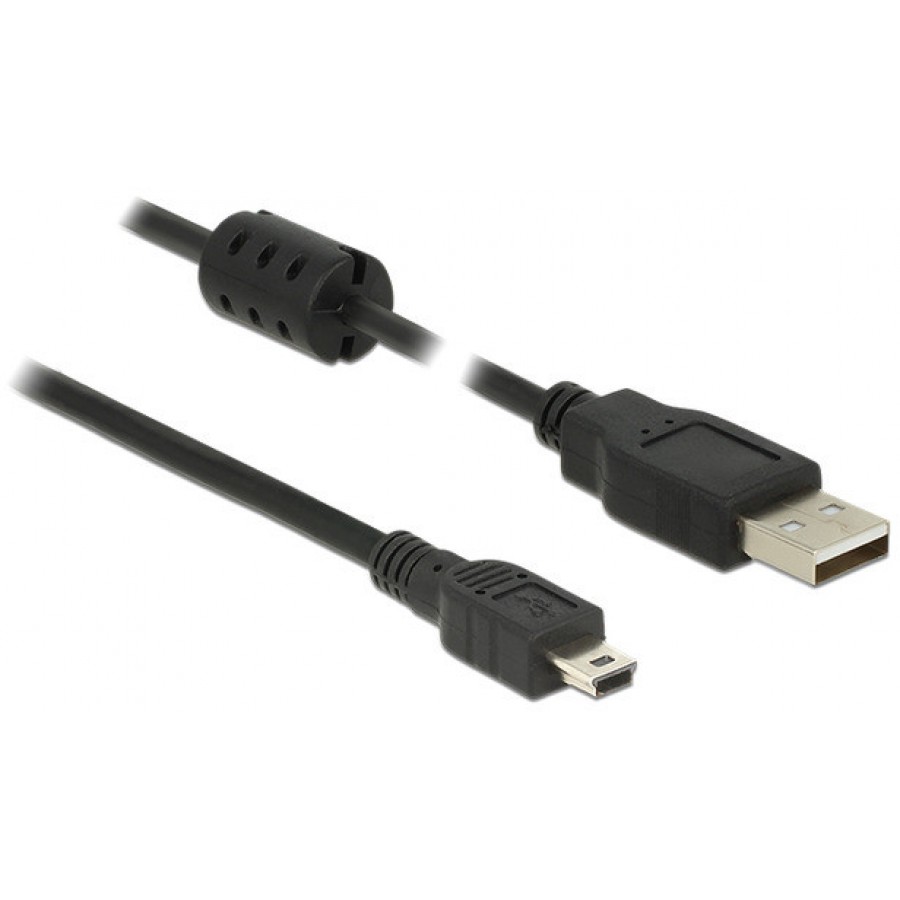 Kabel USB Mini Am-Bm 2.0 3m Czarny