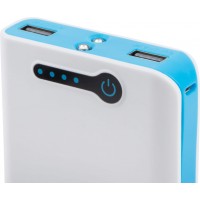 Power Bank Ugo UPB-1020 18000mAh Biało-Niebieski Li-Ion 2xUSB