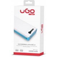 Power Bank Ugo UPB-1020 18000mAh Biało-Niebieski Li-Ion 2xUSB