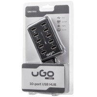 Hub USB Ugo 10-Port Aktywny Wł Wył + Zasilacz