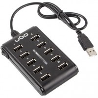 Hub USB Ugo 10-Port Aktywny Wł Wył + Zasilacz