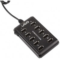 Hub USB Ugo 10-Port Aktywny Wł Wył + Zasilacz