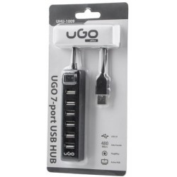 Hub USB Ugo 7-Port Aktywny Wł Wył.