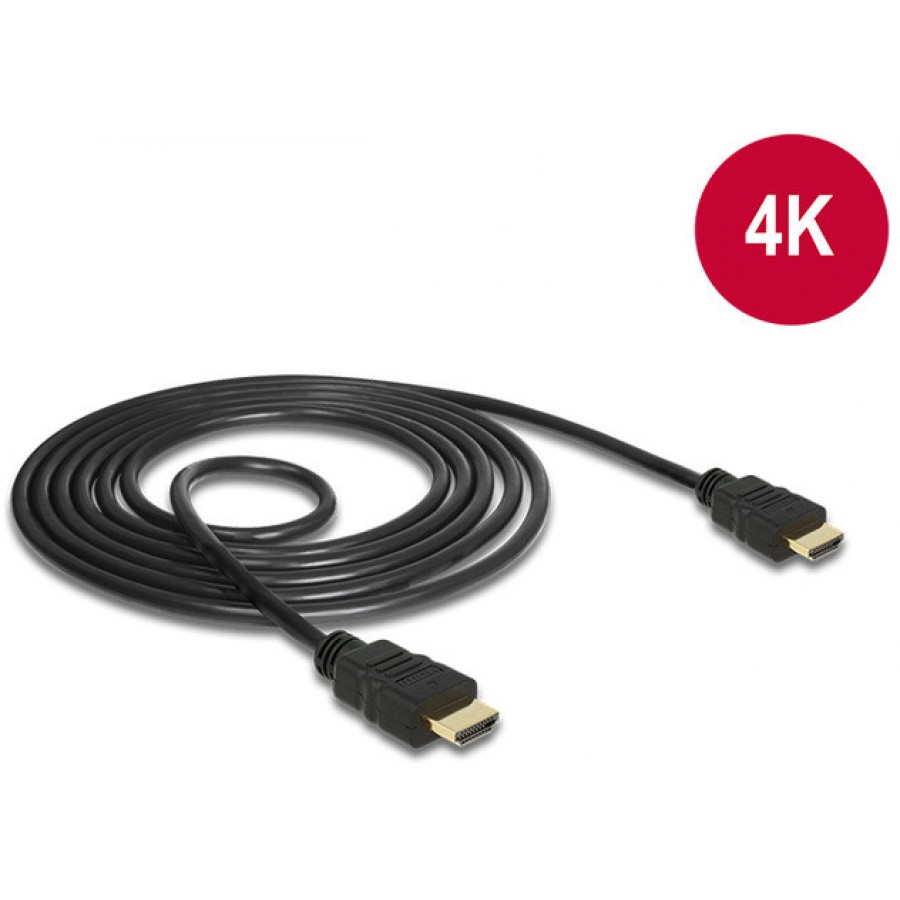 Kabel HDMI-HDMI V1.4 High Speed Ethernet 1.5m Black Delock