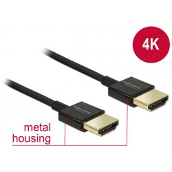 Kabel HDMI-HDMI High Speed Ethernet 5K 3D 3m Slim Premium Delock