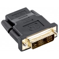 Adapter HDMI(F)->DVI-D(M)(18+1) Single Link Lanberg