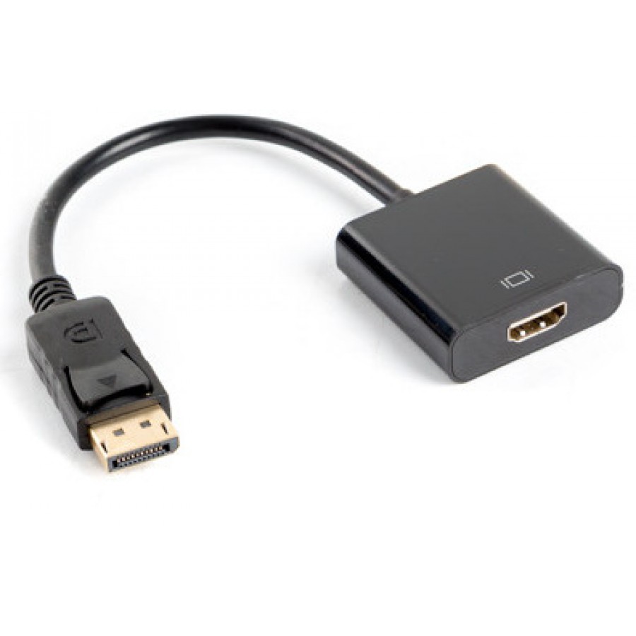 Adapter Displayport(M)->HDMI(F) 10cm Lanberg