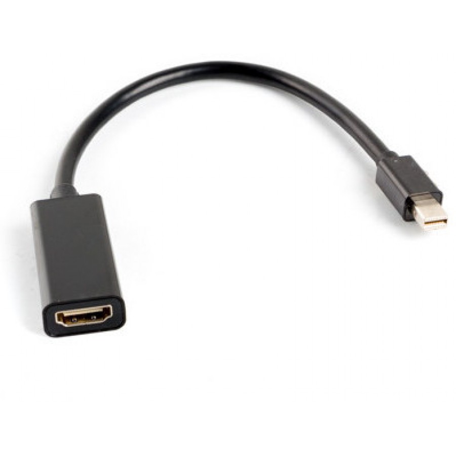 Adapter Displayport Mini(M)->HDMI(F) Na Kablu Black Lanberg