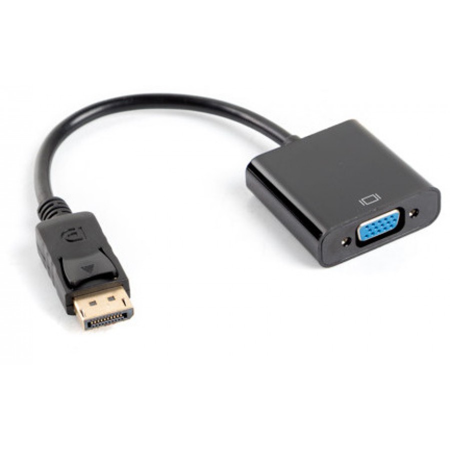 Adapter Displayport 1.1->VGA 15 Pin Na Kablu Black Lanberg