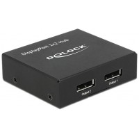 Przełącznik Splitter Displayport 1.2 -> 2x Displayport 1.2 4k Delock