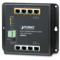 Switch Planet Wgs-804hp 8-Port 1000base-T+4port POE+ Przemysłowy Niezarządzalny