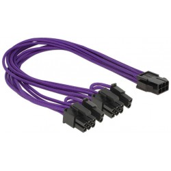 Kabel Rozdzielacz Zasilania 2xPCI Expr. 8 Pin/1xPCI Expr. 6pin Premium Delock