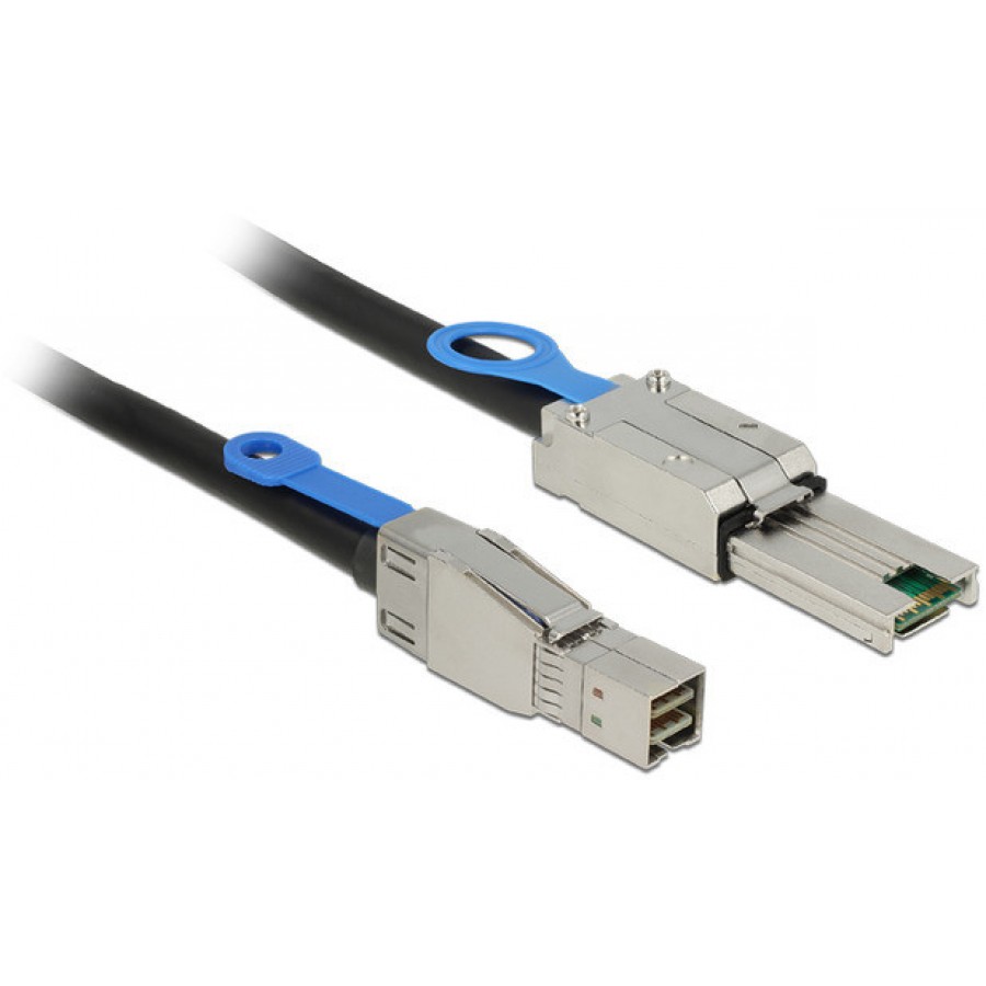 Kabel Mini Sas Hd Sff 8644(M)->Mini Sas Sff 8088(M) 1m Delock