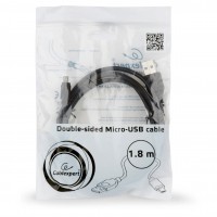 Kabel USB Micro Am-Bm 2.0 1.8m Easy-Micro USB Czarny GMB