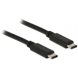 Kabel USB Type-C(M)-USB Type-C(M) 2.0 1m Black Delock