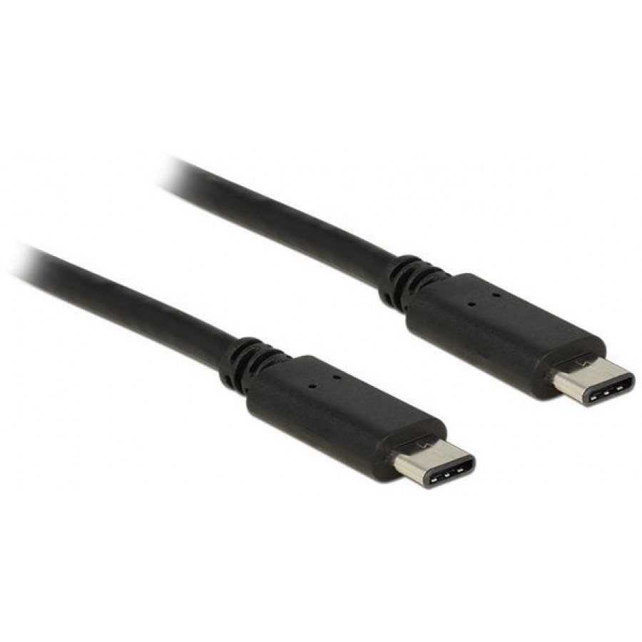 Kabel USB Type-C(M)-USB Type-C(M) 2.0 1m Black Delock