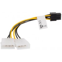 Kabel Rozdzielacz Zasilania 2HDD/6pin Btx/Psu Lanberg Ca-Hd6p-10cu-0015