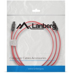 Kabel Sata Data III (6Gb/s) 1m Lanberg Ca-Sasa-10cu-0100-R