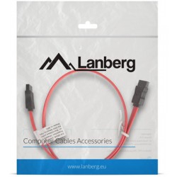 Kabel Sata Data III (6Gb/s) 50cm Lanberg Ca-Sasa-10cu-0050-R