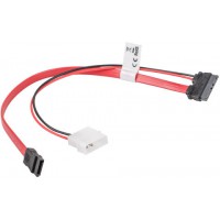 Kabel Sata Zasilający Data Slimline 35cm Lanberg Ca-Sasl-10cu-0035-R