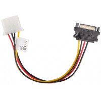 Kabel Sata Zasilający(M)->Molex(F) 15cm Lanberg Ca-Sahd-10cu-0015