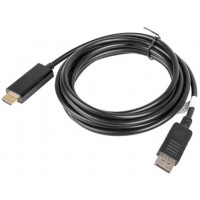 Kabel Displayport(M)->HDMI 3m Czarny Lanberg CA-DPHD-10CC-0030-BK