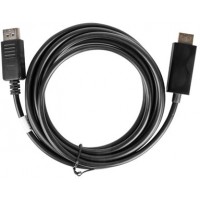 Kabel Displayport(M)->HDMI 3m Czarny Lanberg CA-DPHD-10CC-0030-BK