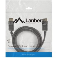 Kabel Displayport M/M 1.8m 4k Czarny Lanberg Ca-Dpdp-10cc-0018-Bk