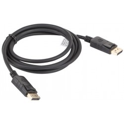 Kabel Displayport M/M 1.8m 4k Czarny Lanberg Ca-Dpdp-10cc-0018-Bk