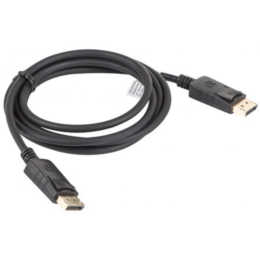 Kabel Displayport M/M 1.8m 4k Czarny Lanberg Ca-Dpdp-10cc-0018-Bk