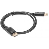 Kabel Displayport M/M 1m 4k Czarny Lanberg CA-DPDP-10CC-0010-BK