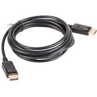 Kabel Displayport M/M 3m 4k Czarny Lanberg CA-DPDP-10CC-0030-BK