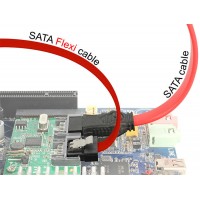 Kabel Sata Data III 6Gb/s 20cm Flexi Red Delock