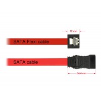 Kabel Sata Data III 6Gb/s 20cm Flexi Red Delock