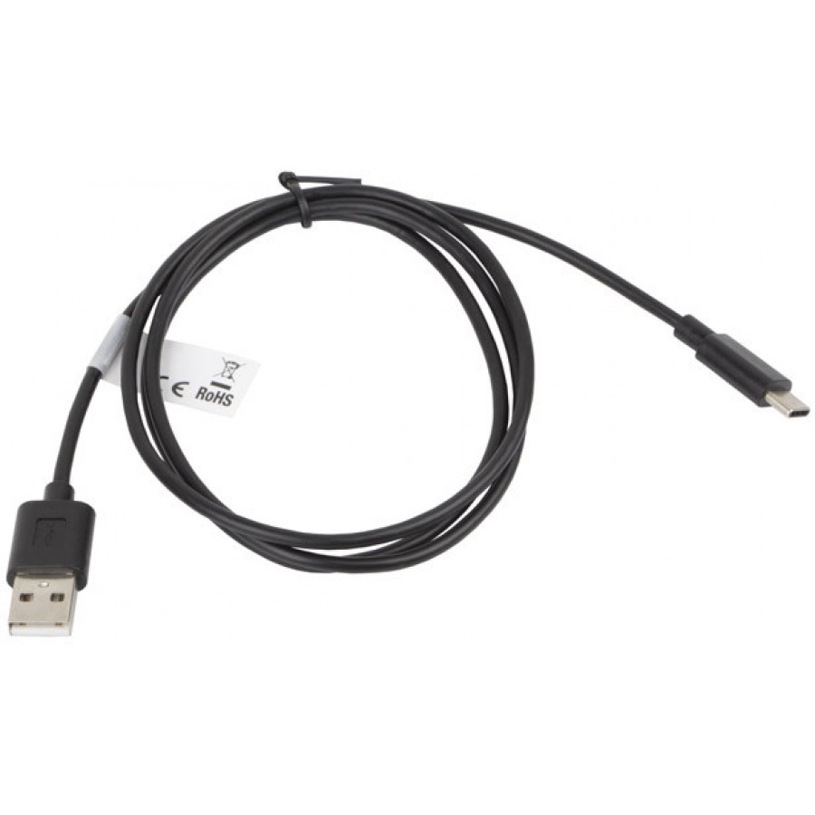 Kabel USB 2.0 Type-C(M)-Am Czarny 1m Lanberg Ca-USBo-10cc-0010-Bk