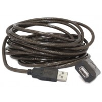 Przedłużacz USB Am-Af 2.0 15m Aktywny Black Gembird UAE-01-15m