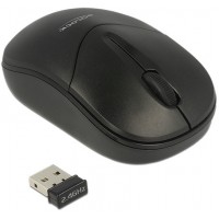 Mysz Optyczna 1-Scroll Wireless Black Delock