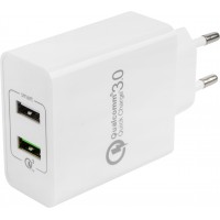 Ładowarka Sieciowa 230V->2xUSB Z Quick Charge 3.0 Natec Extreme Media