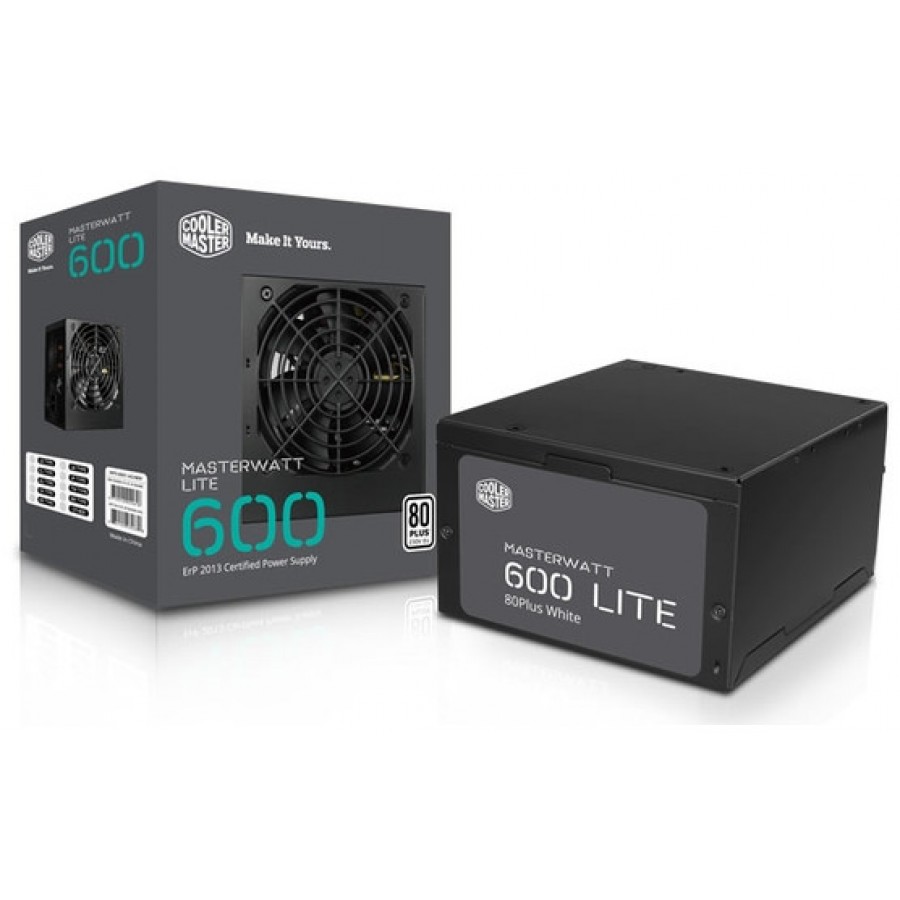 Zasilacz Cooler Master Masterwatt Lite 600W 80+ W Rękawie