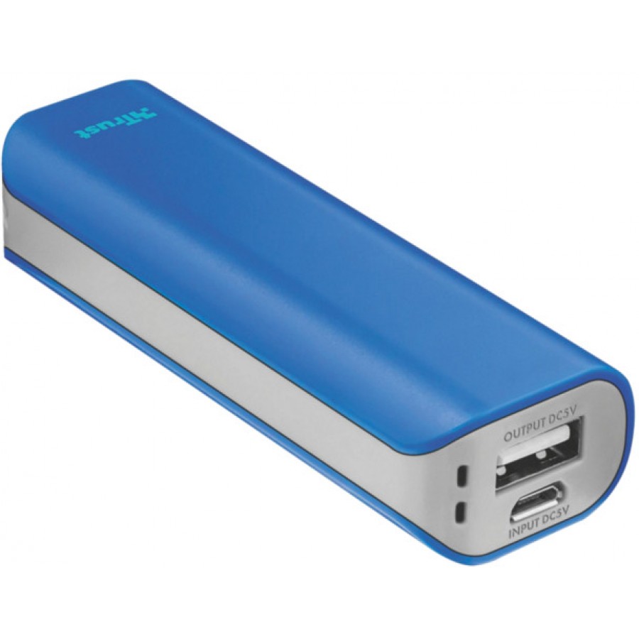 Power Bank Trust Primo Niebieski 2200mAh