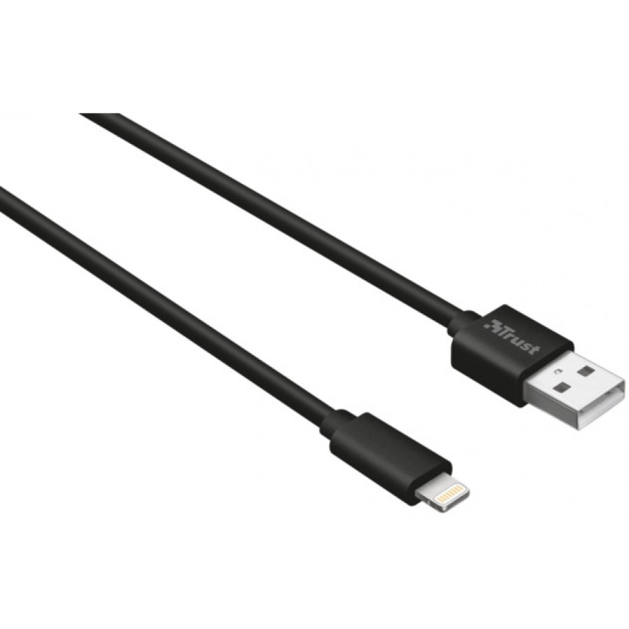 Kabel Do Apple USB Do Transmisji Danych I Ładowania Lightning 8 Pin (IPAD Air ,IPHONE 5/6) 2m Trust