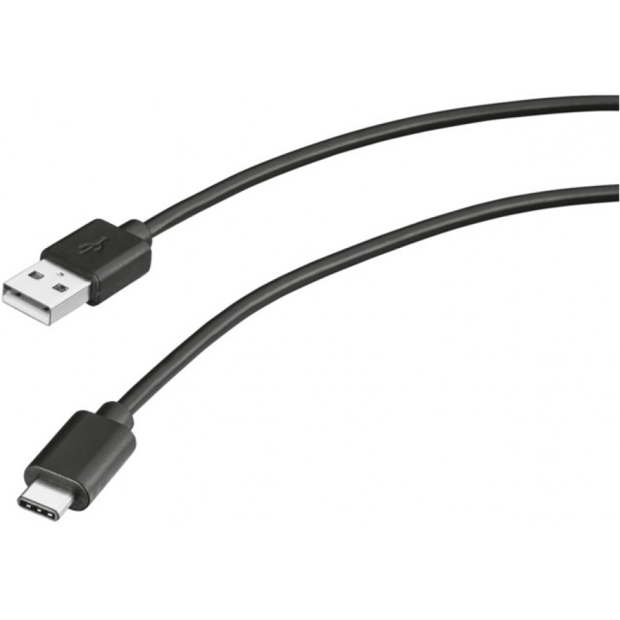 Kabel USB Type-C(M)-Am 2.0 1m Black Trust