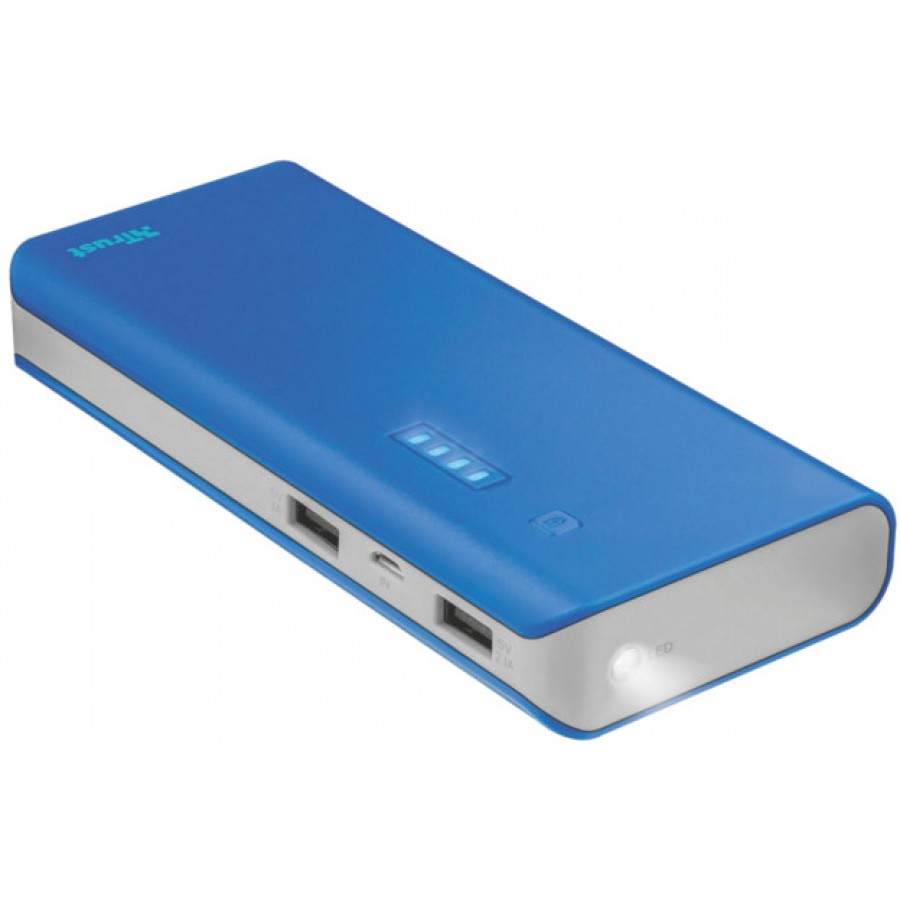 Power Bank Trust Primo Niebieski 10000mAh