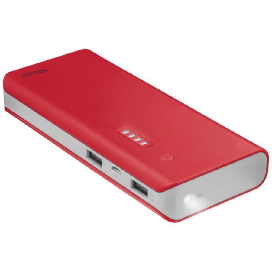 Power Bank Trust Primo Czerwony 10000mAh