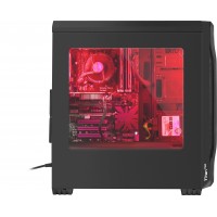 Obudowa Genesis Titan 750 Red Midi Tower Z Oknem, Reg. Obr., USB 3.0, Bez Zasilacza