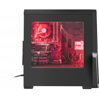 Obudowa Genesis Titan 800 Red Midi Tower Z Oknem, USB 3.0, Bez Zasilacza